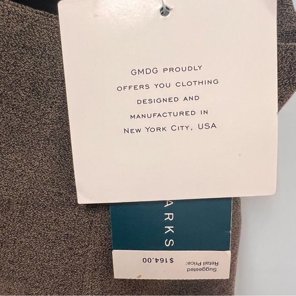 NWT Garfield & Marks Khaki Pencil Skirt with back slit size 8 - Picture 7 of 13